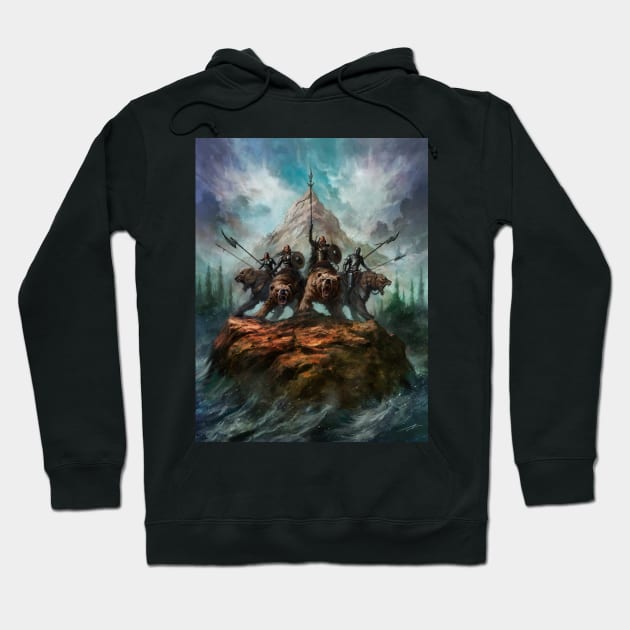 Warriors of the North Hoodie by AlanLathwell